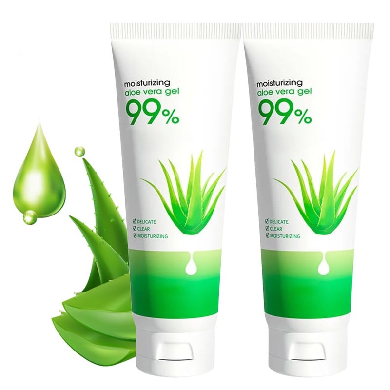 Mroobest Aloe Vera Gel, Aloe Gel 100 Percent Pure Plant, Deeply Hydrating ï¼† Repairing, Sunburn ï¼† Eczema Relief, Acne, Small Cuts, Suitable for Face, Body - Image 1